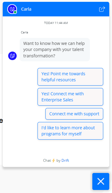 A Web Chatbot on Udacity’s site