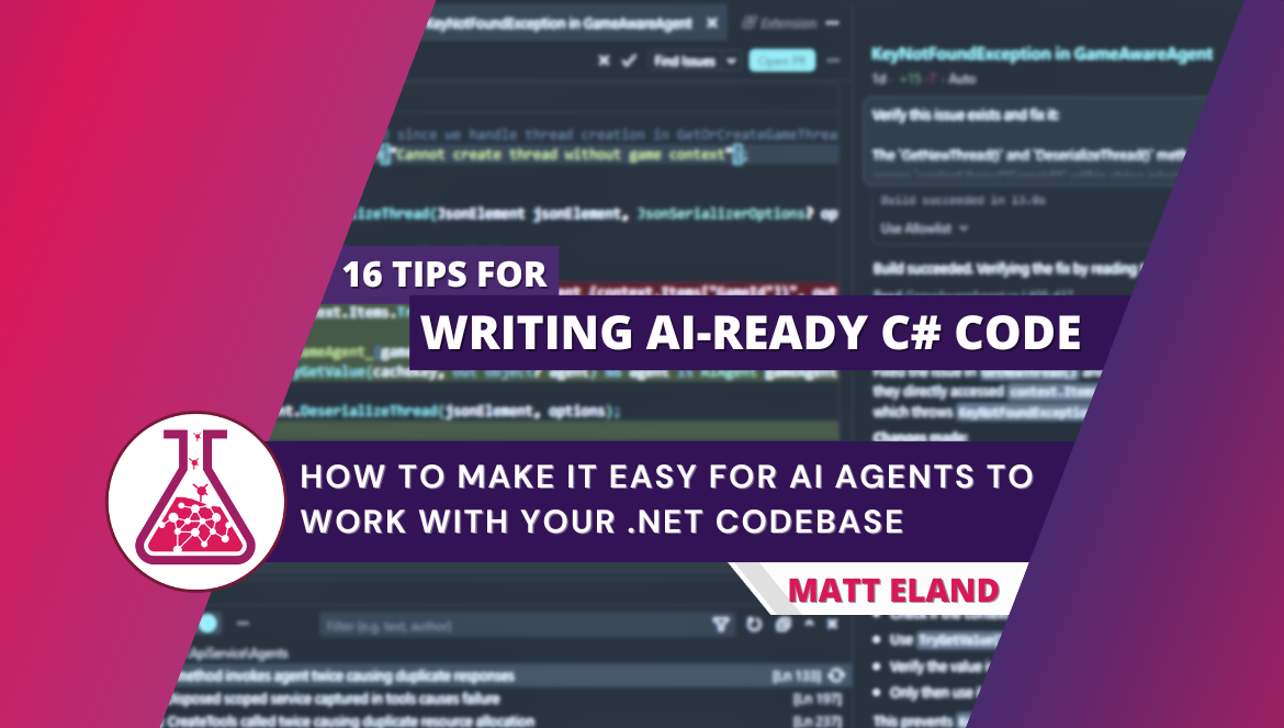 16 Tips for Writing AI-Ready C# Code