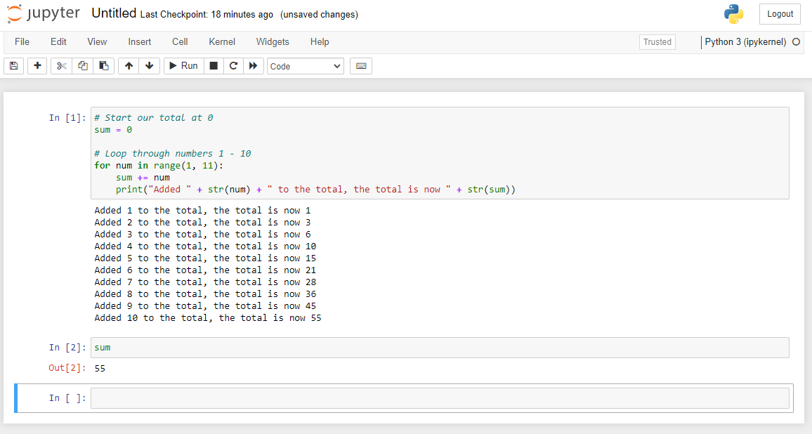 Cell values being used as the output