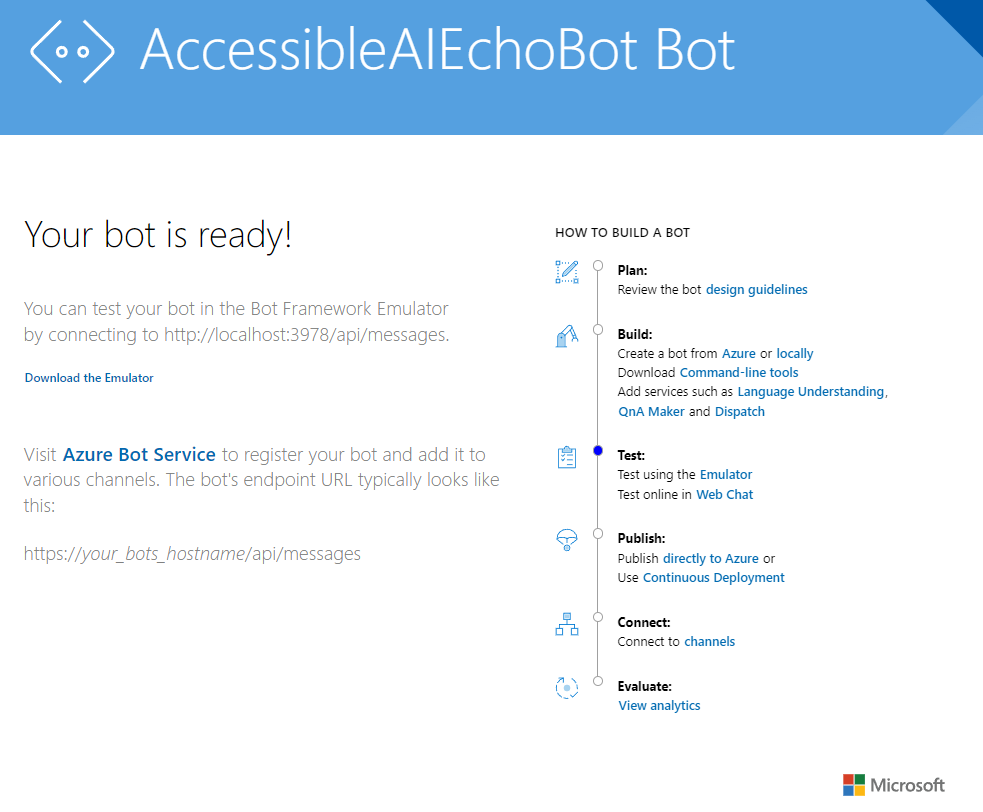 How to debug a Bot Framework SDK bot - Bot Service