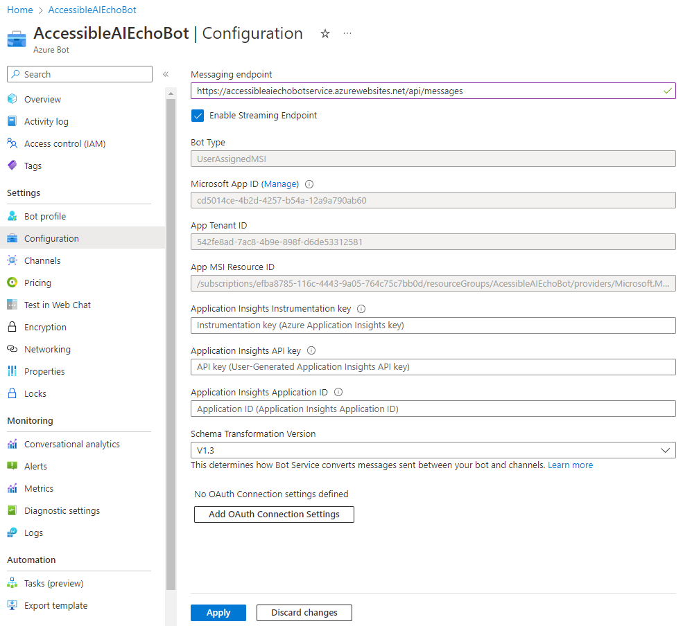 Setting the Endpoint