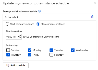Scheduling compute instances