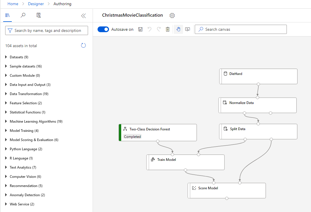 ML Designer in ML Studio