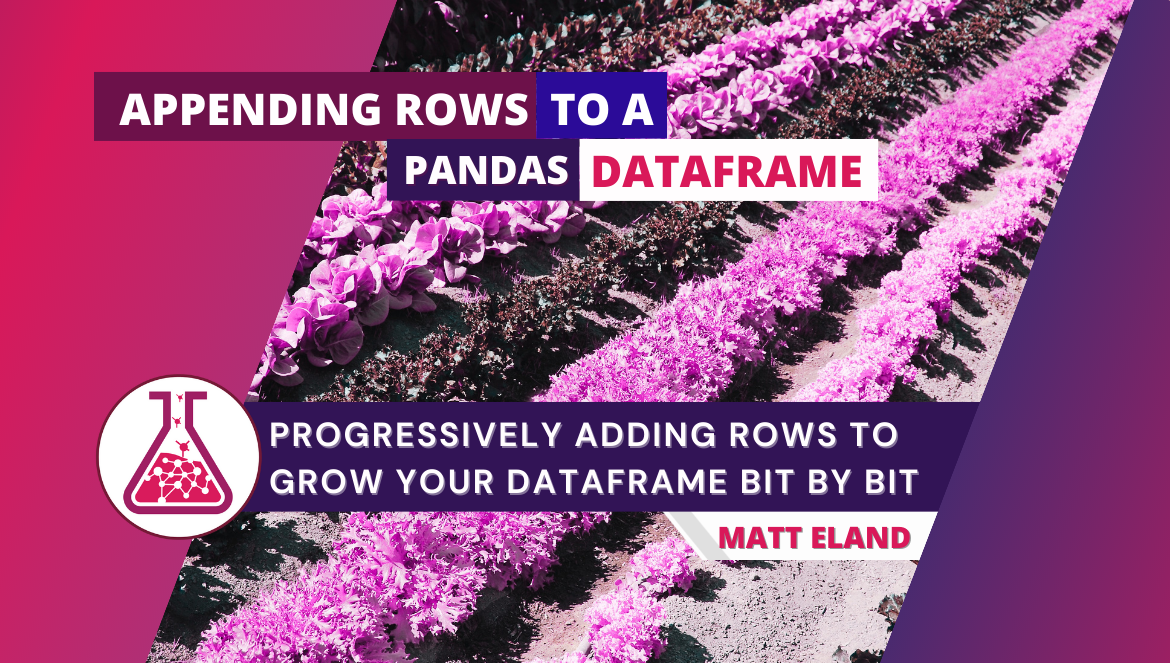 Appending Rows to a Pandas DataFrame