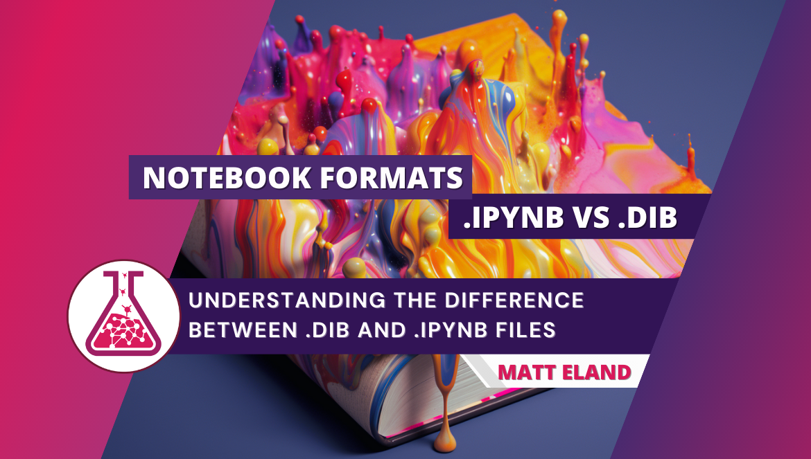 Polyglot Notebooks: The difference between .dib and .ipynb Files