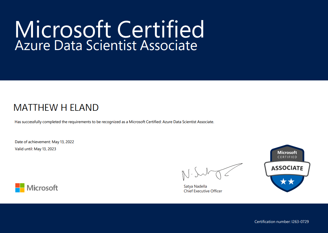 Studying for the DP-100 Azure Data Scientist Exam - Accessible AI